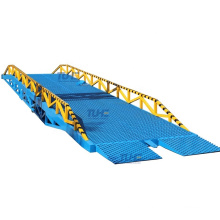 10ton Warehouse Truck Mobile Movable Hydraulic Truck Yard Ramp With Hydraulic Car Ramp